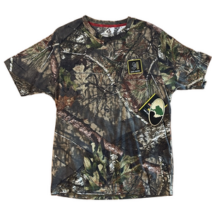 Mossy Oak Camouflage Crew Neck Rollingwood Scent Control Shirt Medium